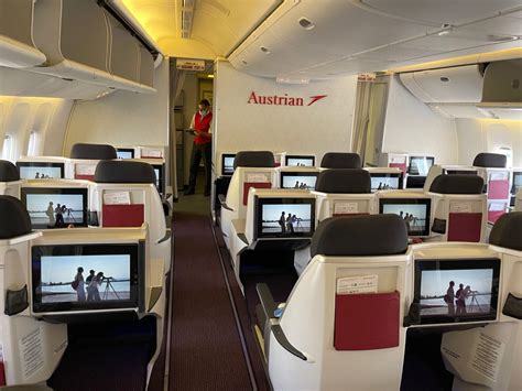 boeing 777-200 austrian airlines|Impressions Of Austrian Airlines’ 777 Business Class.